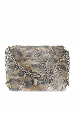 Diesel GREEN Shoulder bag CHARM-D SHOULDER