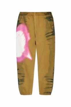 Diesel GREEN Sweatpants P-MARKY-FLASH