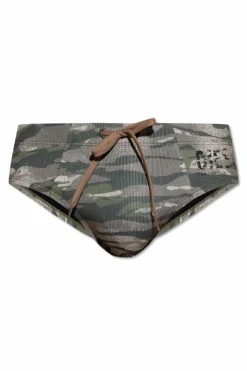 Diesel GREEN Swim Briefs ALFIE-UTLT