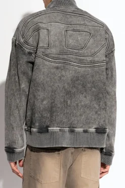 Diesel GREY Denim jacket D-CARLY-S