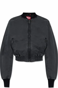 Diesel GREY āG-RAIL-P1ā bomber jacket