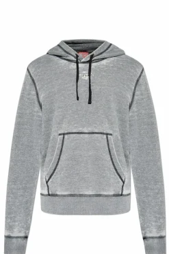 Diesel GREY Hoodie S-GINN-HOOD