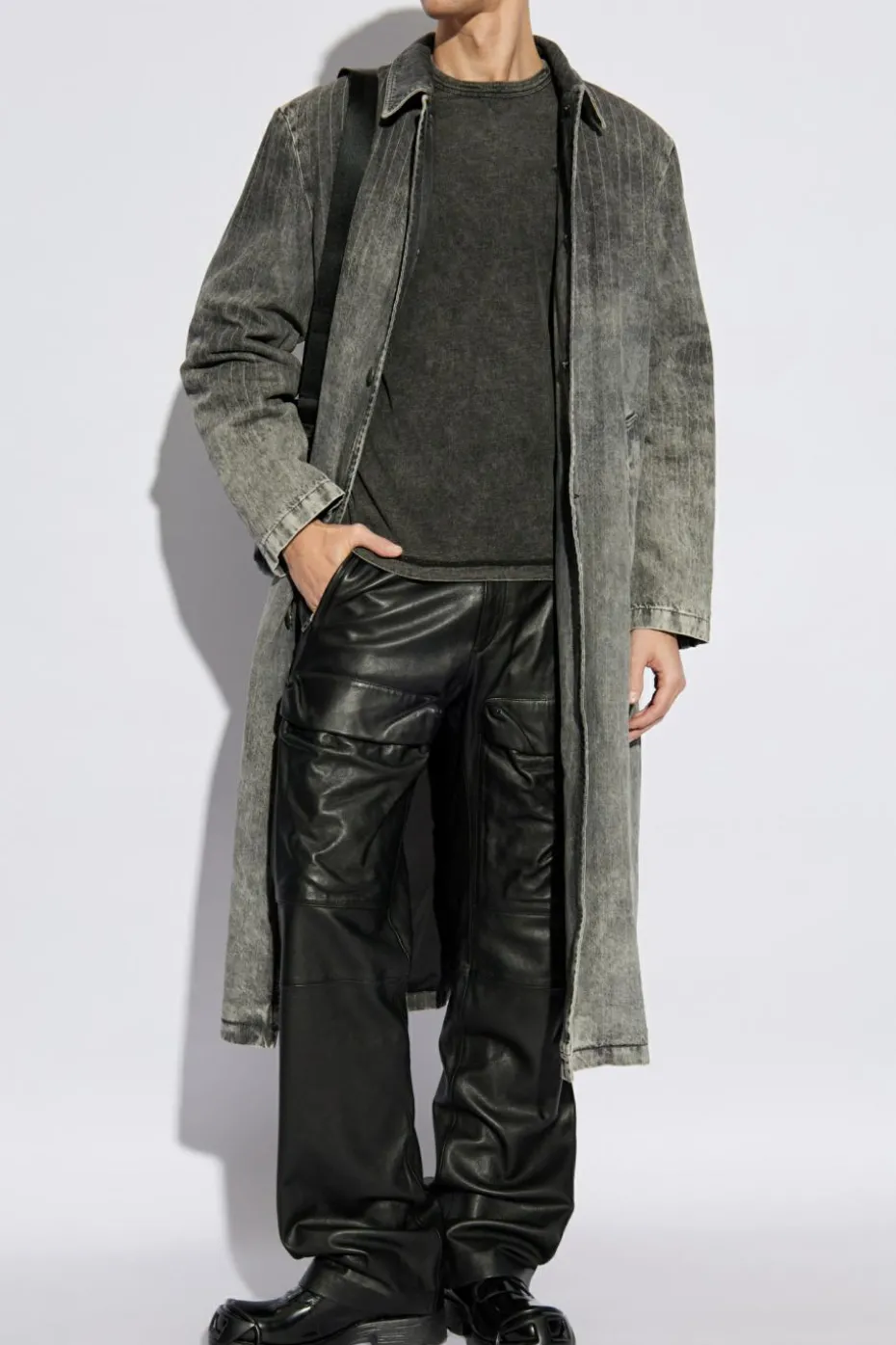 Diesel GREY Padded coat D-JACK-S1