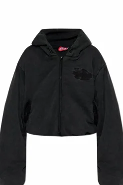 Diesel GREY Padded sweatshirt F-ENERDI