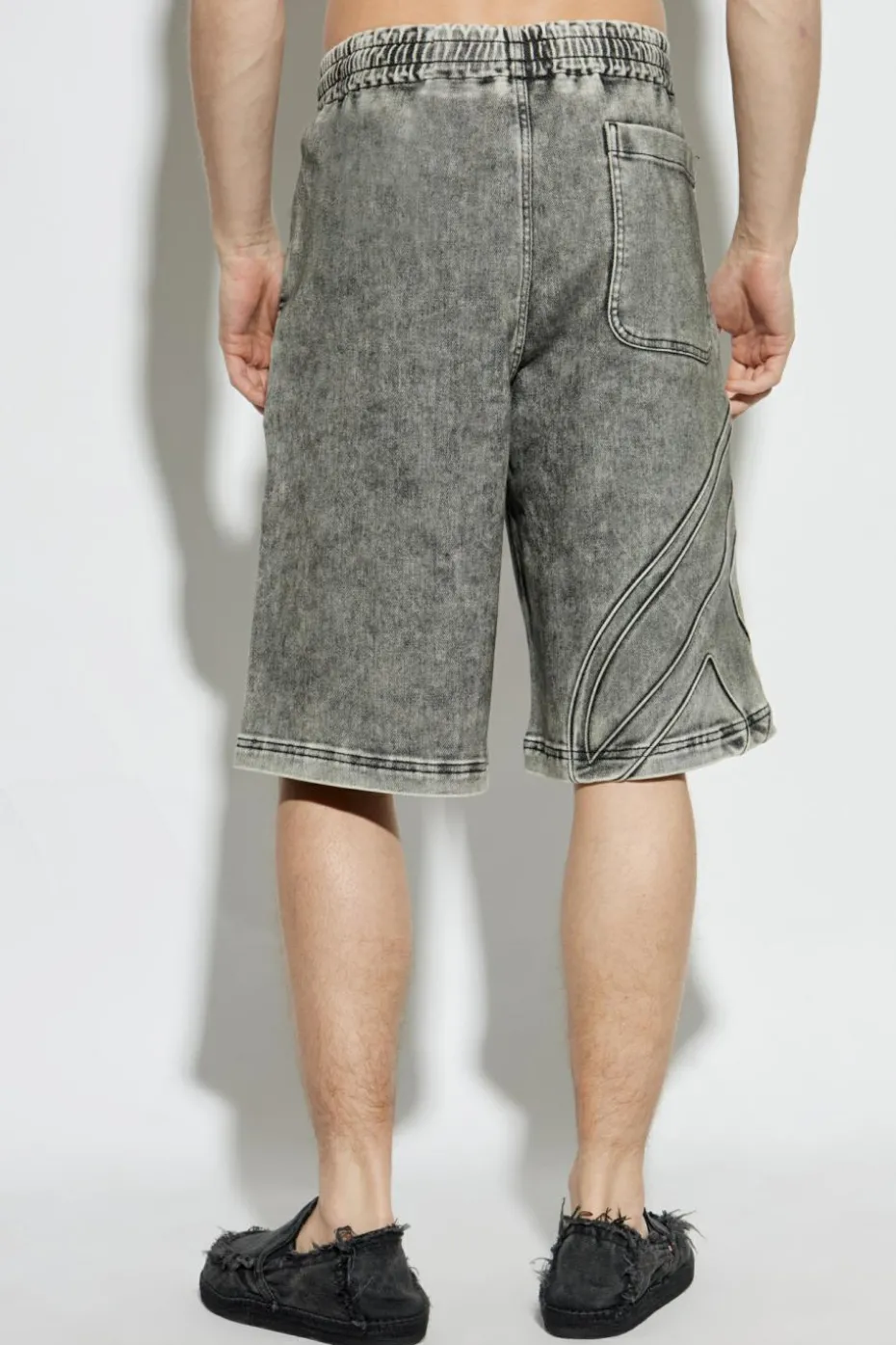 Diesel GREY Shorts D-ENNY-S