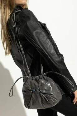 Diesel GREY Shoulder bag SCRUNCH-D