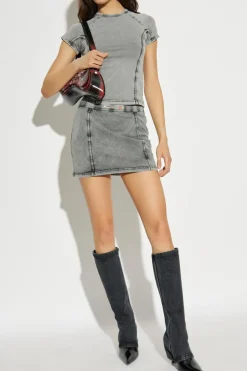 Diesel GREY Skirt O-ALLEGRA-MINI