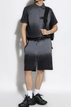 Diesel GREY Sweat shorts P-CROWNE-R1