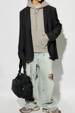 Diesel GREY Sweatshirt S-MACS-HOOD-OD