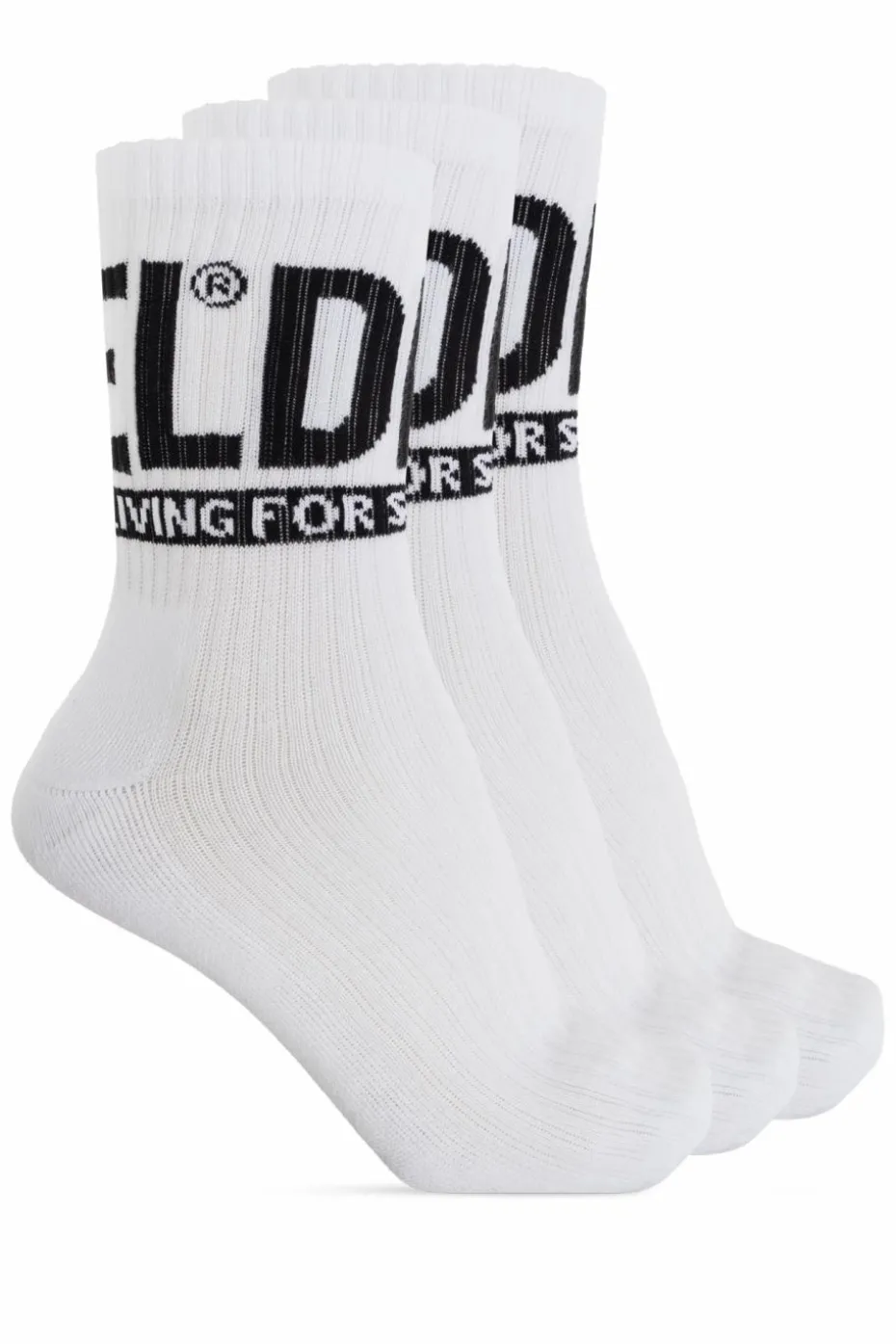 Diesel GREY Three-pack socks SKM-RAY-3PACK-CUSHIONED