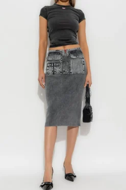 Diesel GREY Top 'T-BUNNY-TAIL-R1'