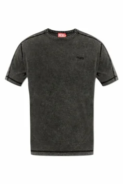 Diesel GREY T-shirt 'T-ADJIND'