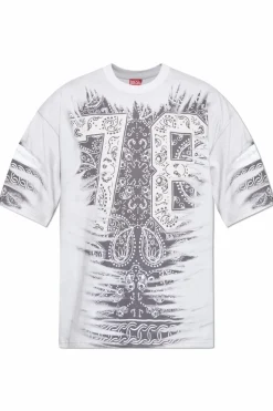 Diesel GREY T-shirt T-BOXT-78