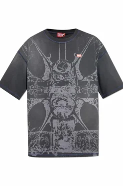 Diesel GREY T-shirt 'T-BOXT-T13'