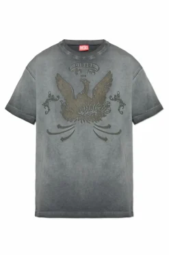Diesel GREY T-shirt "T-NORM-T9"