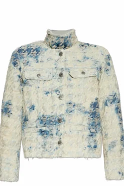 Diesel light blue Denim jacket `DE-GRAFY-FSH`