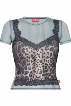 Diesel light blue T-shirt T-ILENI