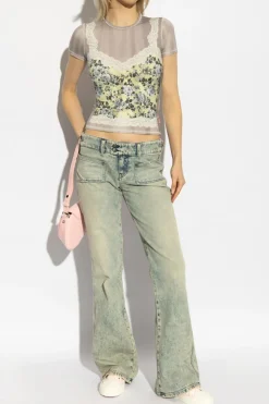 Diesel MULTICOLOUR T-shirt T-ILENI A16603