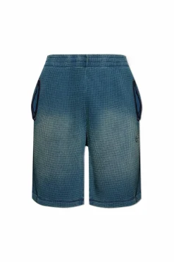 Diesel NAVY BLUE P-WAFY-SHORT shorts