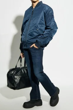 Diesel NAVY BLUE Reversible J-HELD bomber