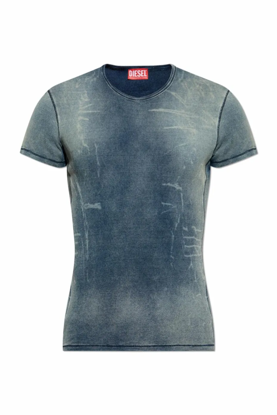 Diesel NAVY BLUE Ribbed top T-HANS