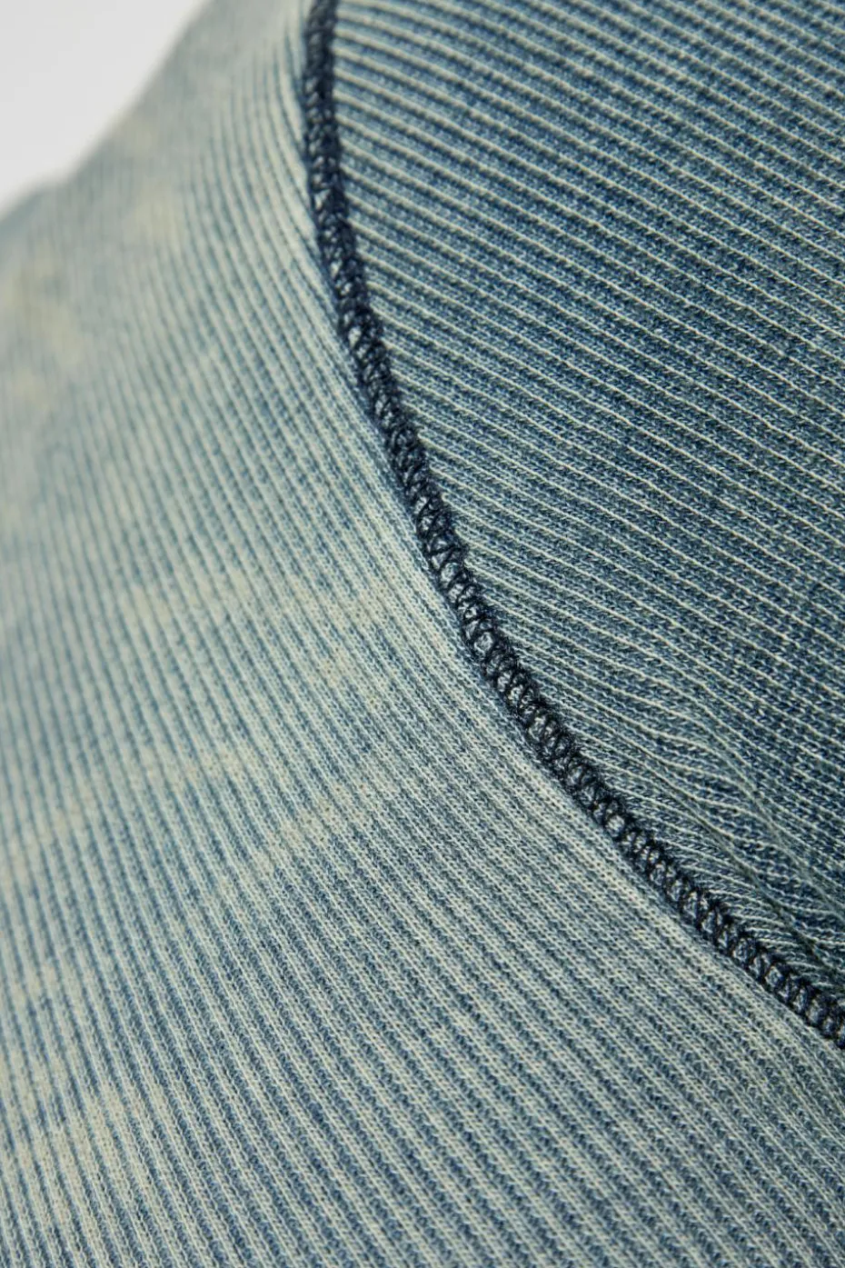 Diesel NAVY BLUE Ribbed top T-HANS