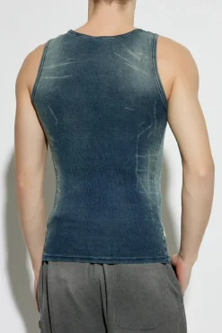 Diesel NAVY BLUE Ribbed Top