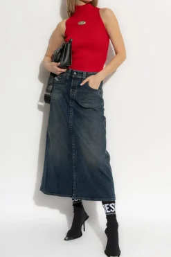 Diesel NAVY BLUE Skirt DE-PAGO-MID-RE