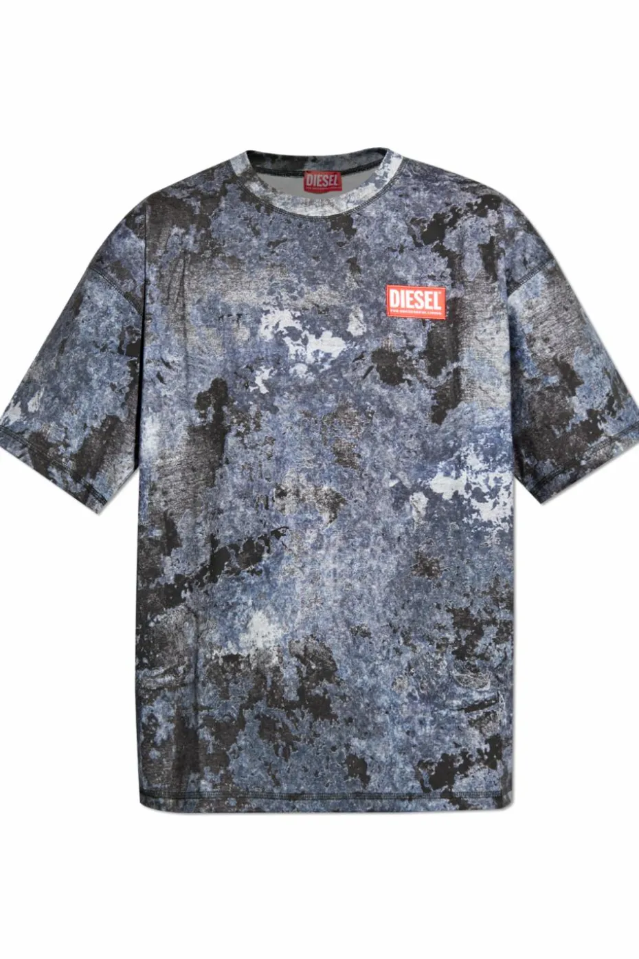Diesel NAVY BLUE T-shirt T-BOXT-R12