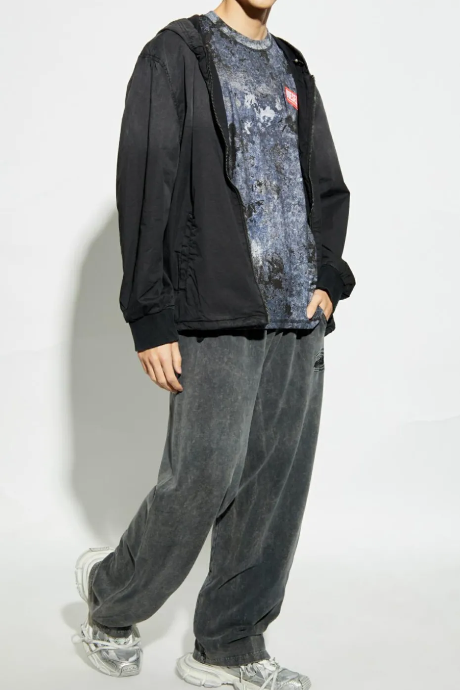 Diesel NAVY BLUE T-shirt T-BOXT-R12