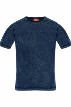 Diesel NAVY BLUE T-shirt T-ADJIND