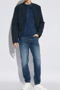 Diesel NAVY BLUE T-shirt T-ADJIND