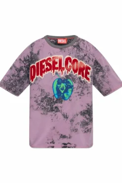 Diesel PURPLE T-shirt T-BOXT-R9
