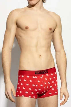 Diesel RED Boxers with print DAMIEN BOXER-SHORTS