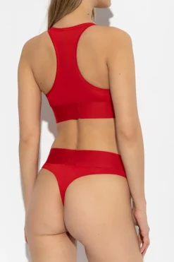 Diesel RED Bra UFSB-COTTON-RACE-BRALETTE