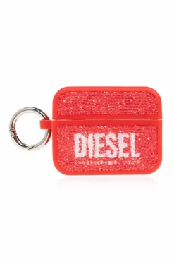 Diesel RED Earbud case 'SWAROVSKI CRYSTAL AIRPOD CAS'