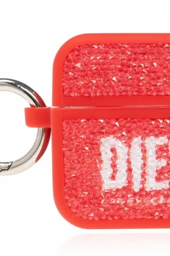 Diesel RED Earbud case 'SWAROVSKI CRYSTAL AIRPOD CAS'