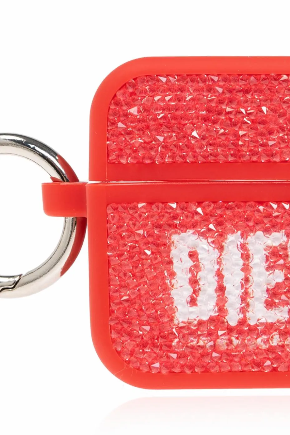 Diesel RED Earbud case 'SWAROVSKI CRYSTAL AIRPOD CAS'