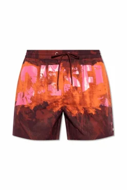 Diesel RED Swim trunks KEN-37-D-POP