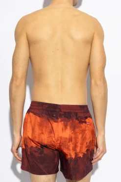 Diesel RED Swim trunks KEN-37-D-POP