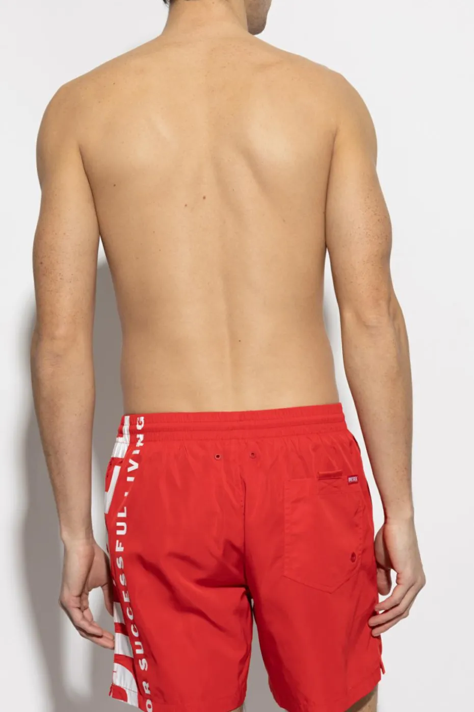 Diesel RED Swim trunks RIO-41-D-CORE