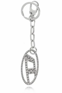 Diesel SILVER ‘1DR HOLY-C’ keyring