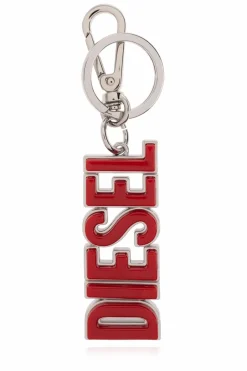Diesel SILVER Keychain DSL 3D KEY RING X10294
