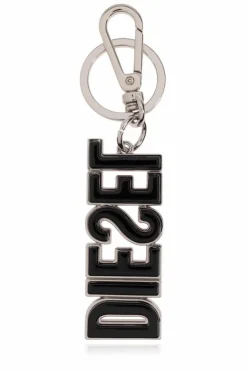 Diesel SILVER Keychain DSL 3D KEY RING X10294