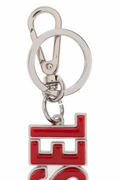 Diesel SILVER Keychain DSL 3D KEY RING X10294