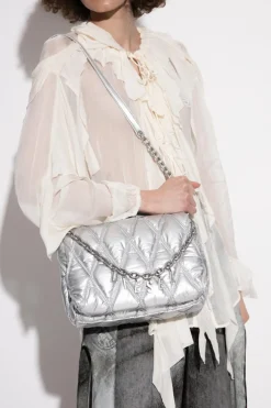 Diesel SILVER Shoulder bag "HARM-D SHOULDER"