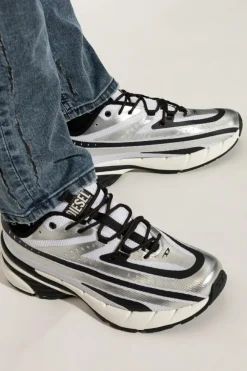 Diesel SILVER Sneakers D-AIRSPEED LOW