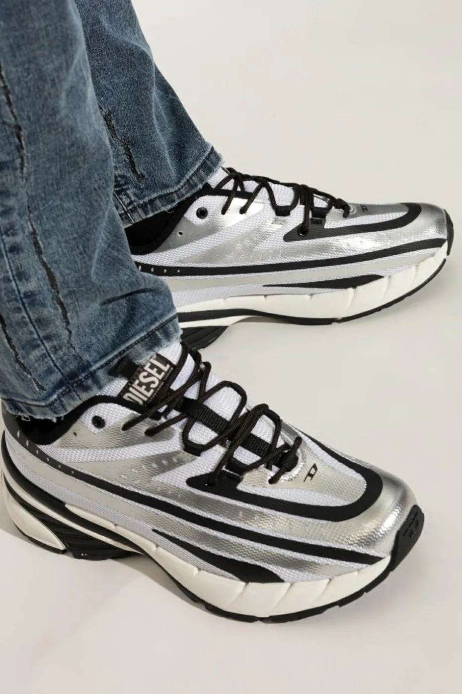 Diesel SILVER Sneakers D-AIRSPEED LOW