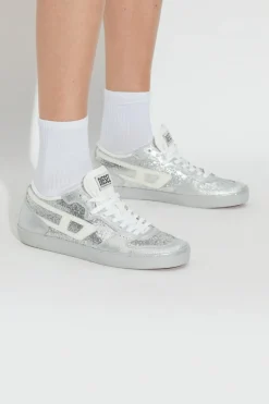 Diesel SILVER Sports shoes `S-LEROJI D-1 LOW`