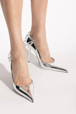 Diesel SILVER Stilettos D-TEN HALF
